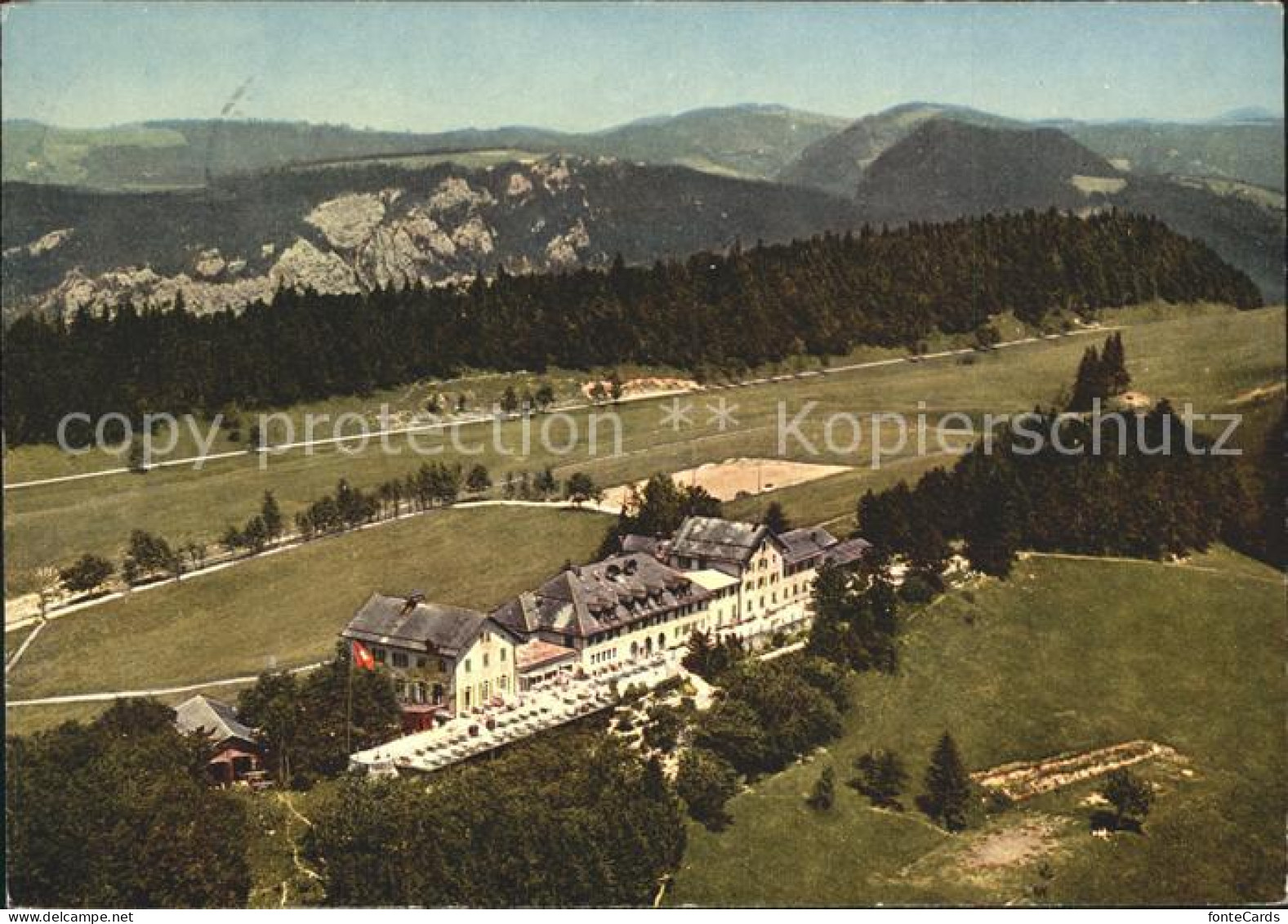 11888256 Solothurn Fliegeraufnahme Hotel Kurhaus Weissenstein Solothurn - Andere & Zonder Classificatie
