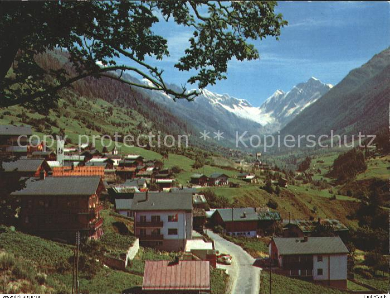 11887036 Ferden Loetschenluecke Langgletscher Sattelhorn Schinhorn Ferden - Andere & Zonder Classificatie