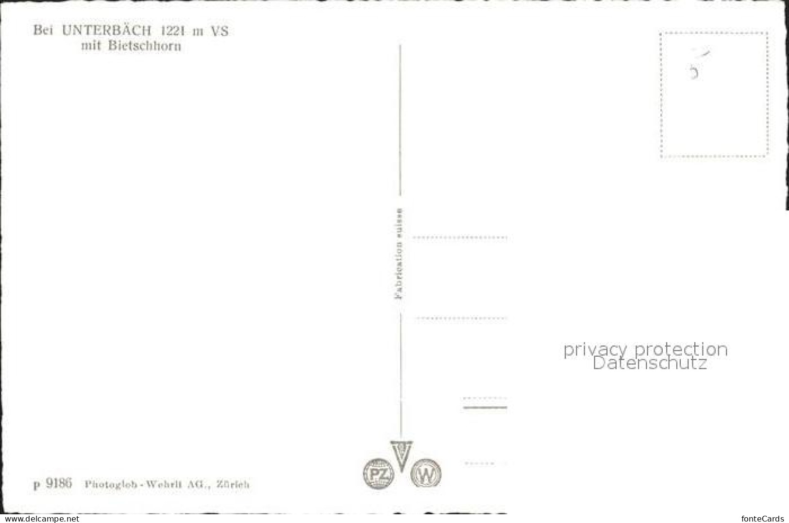 11886596 Unterbaech Bietschhorn Unterbaech - Otros & Sin Clasificación