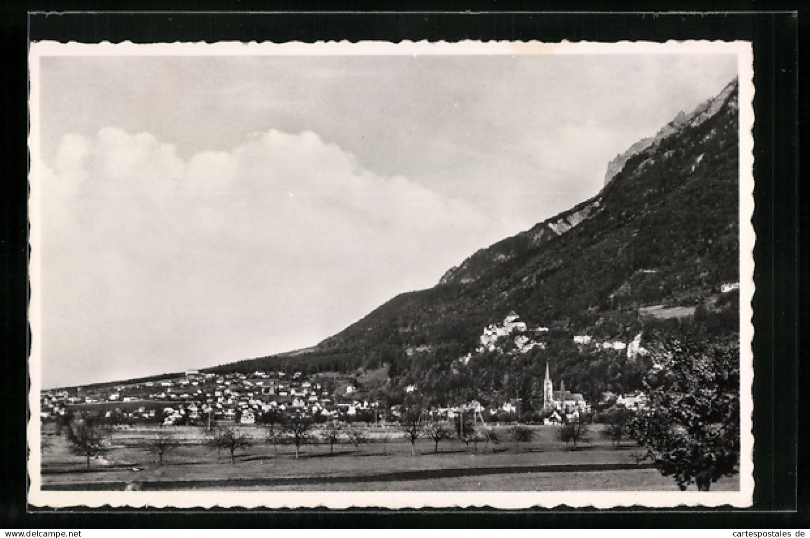 AK Vaduz, Fernblick Auf Die Stadt  - Liechtenstein