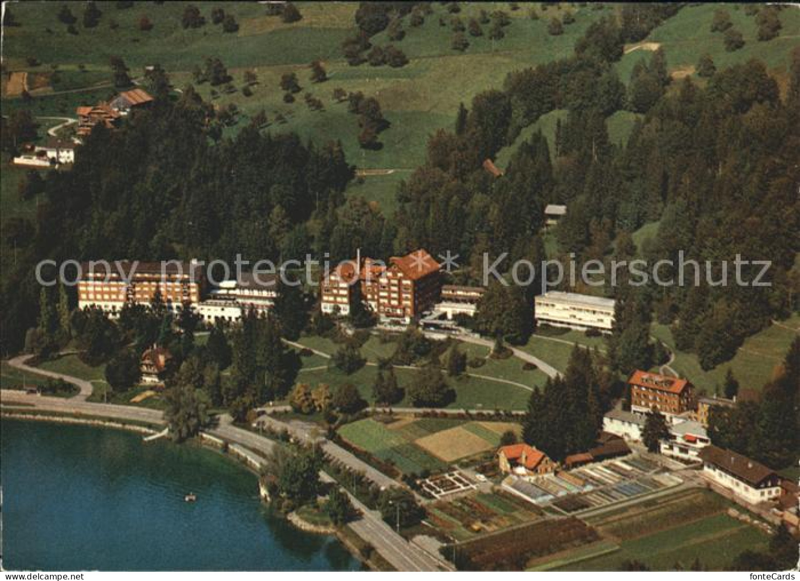 11886306 Oberaegeri Kurhaus Laendli Fliegeraufnahme Oberaegeri - Sonstige & Ohne Zuordnung