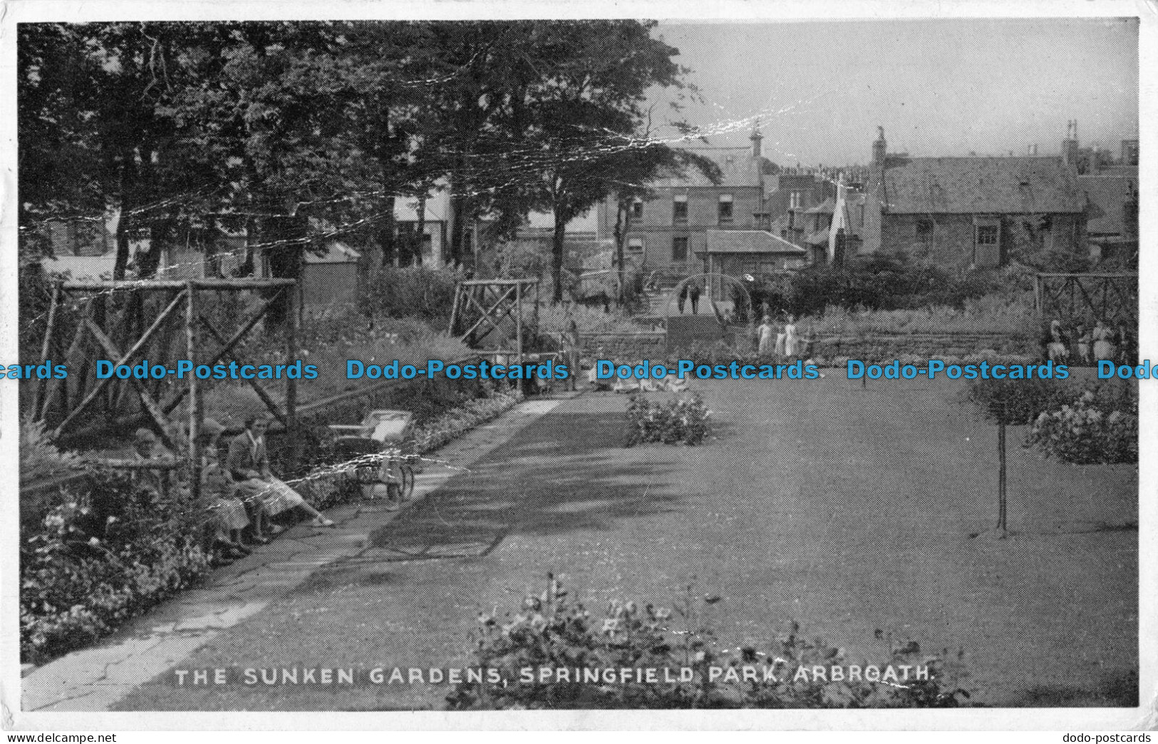 R092391 The Sunken Gardens. Springfield Park. Arbroath. Dennis. 1957 - World