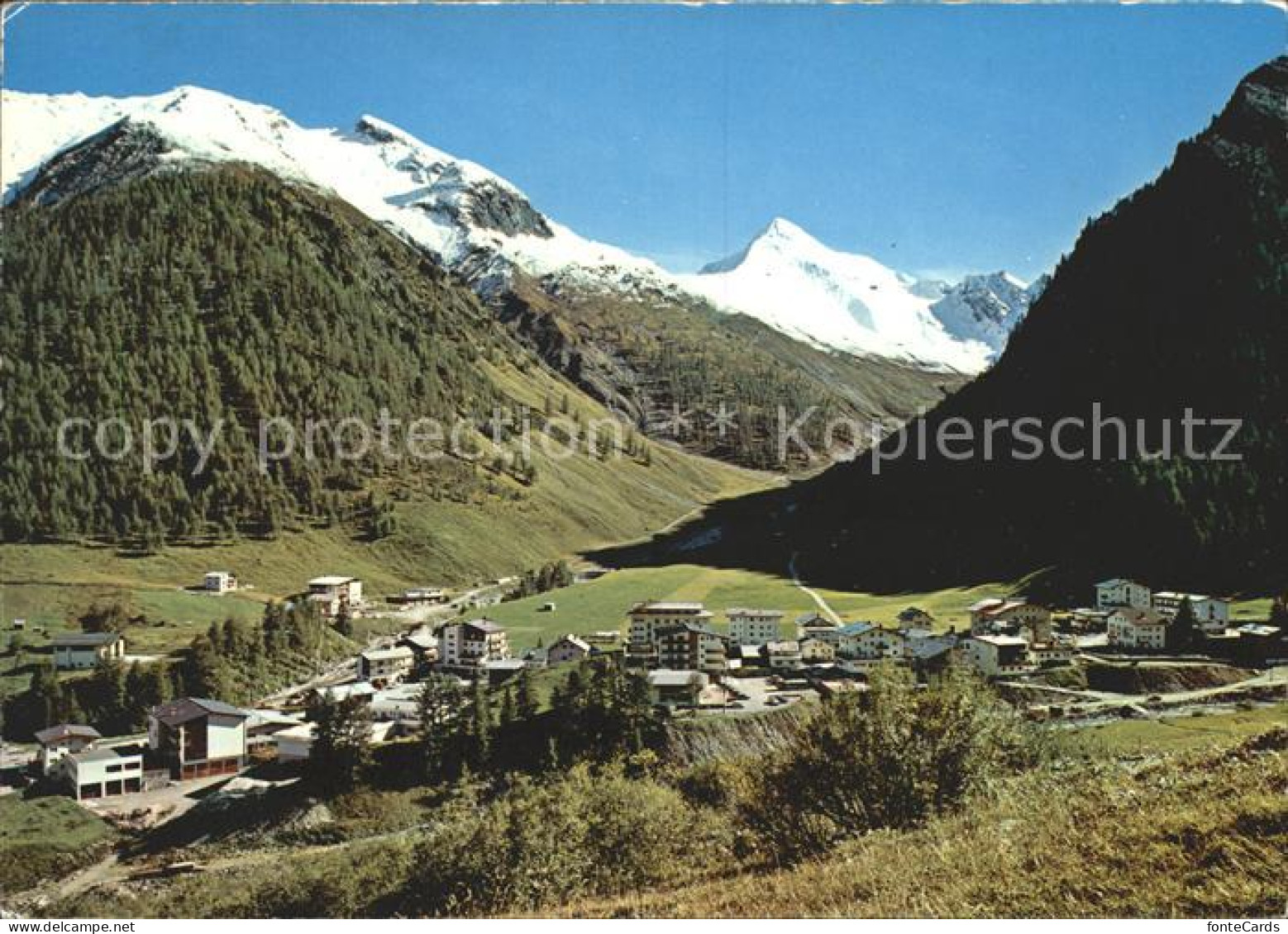 11886016 Samnaun Dorf Mit Muttler Panorama Samnaun Dorf - Andere & Zonder Classificatie