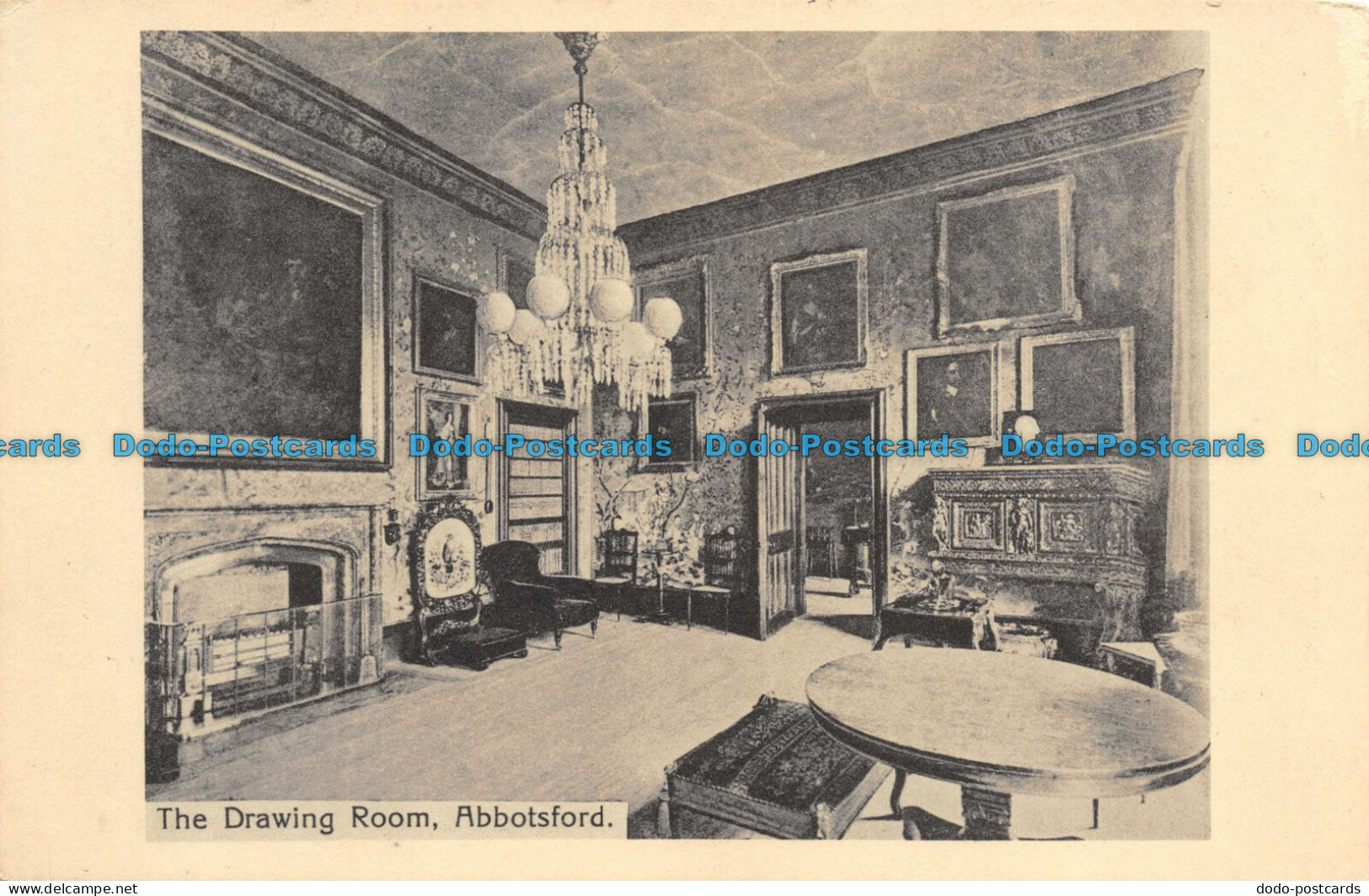 R092395 The Drawing Room. Abbotsford. J. Clapperton - World