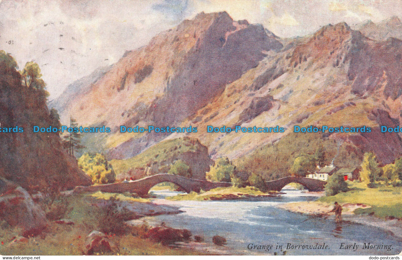 R093040 Grange In Borrowdale. Early Morning. A. And C. Black. 1936 - World