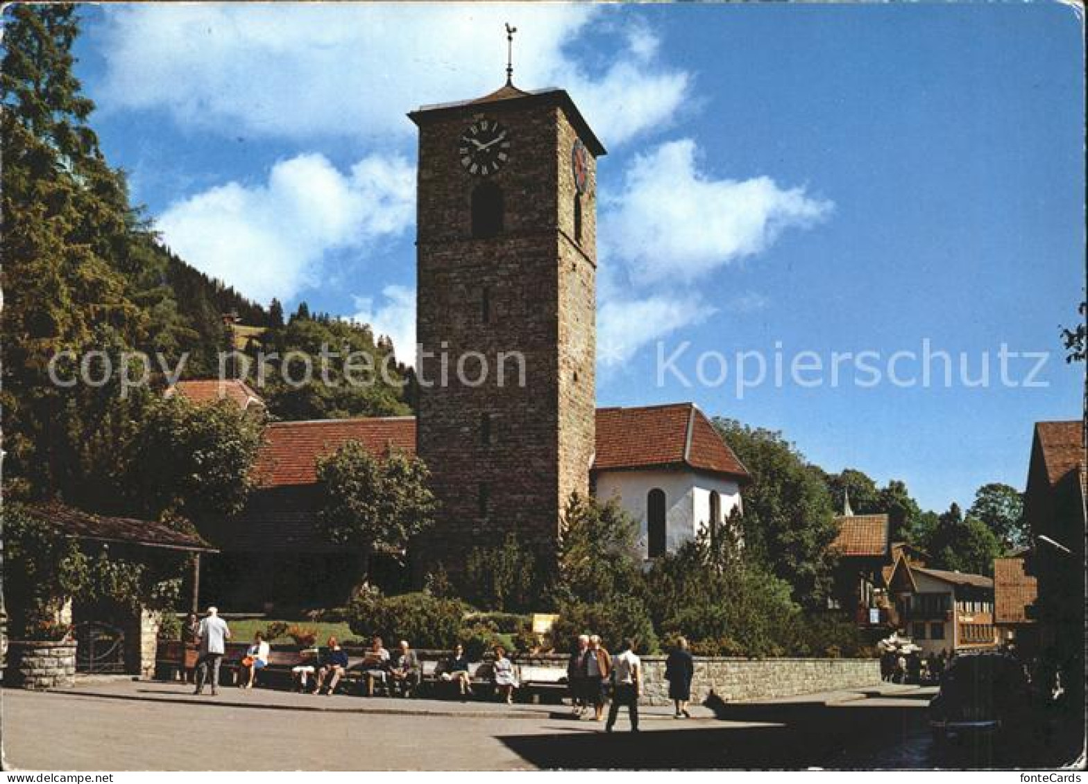 11881346 Adelboden Dorfstrasse Kirche Adelboden BE - Autres & Non Classés