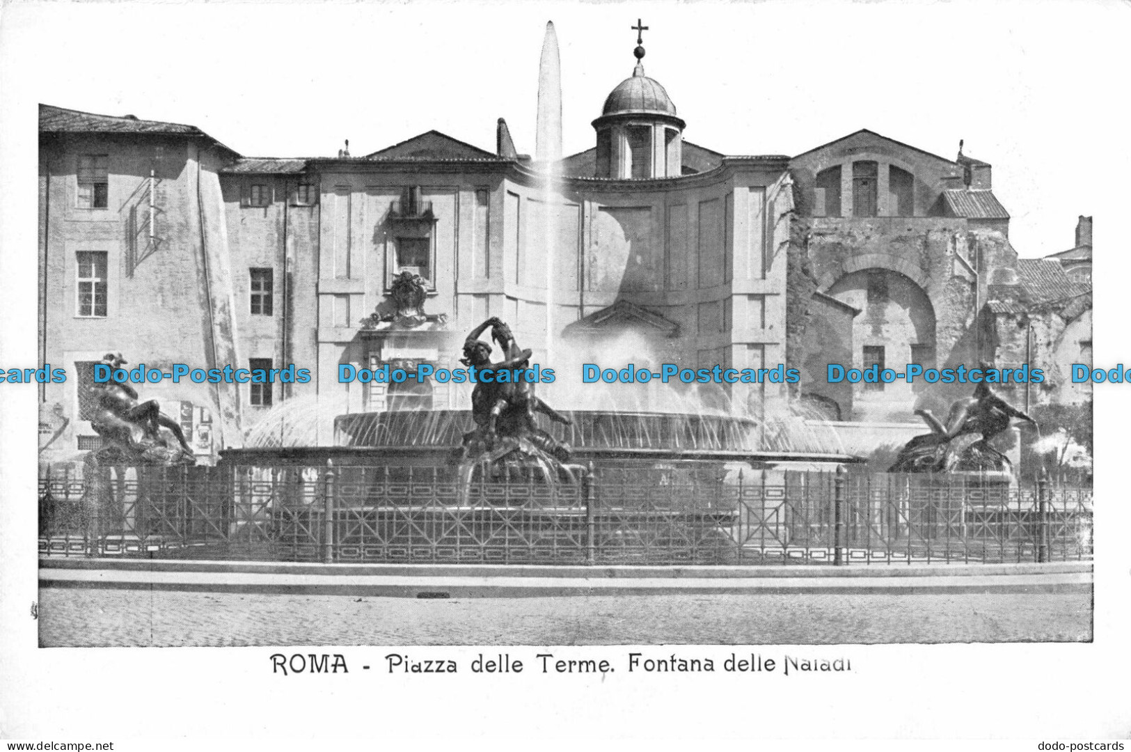 R093880 Roma. Piazza Delle Terme. Fontana Delle Naiadi - World