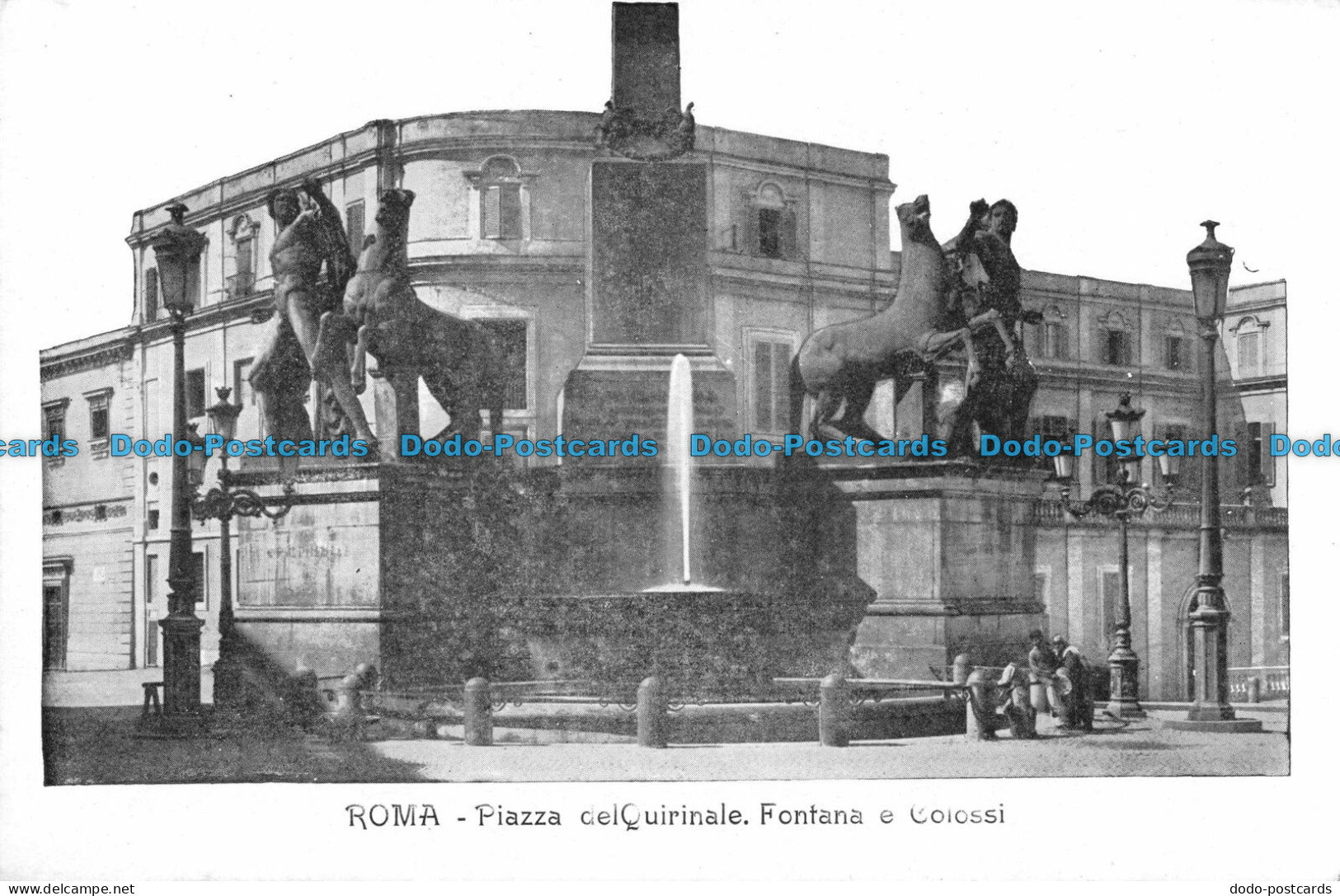 R093881 Roma. Piazza Del Quirinale. Fontana E Colossi - Monde