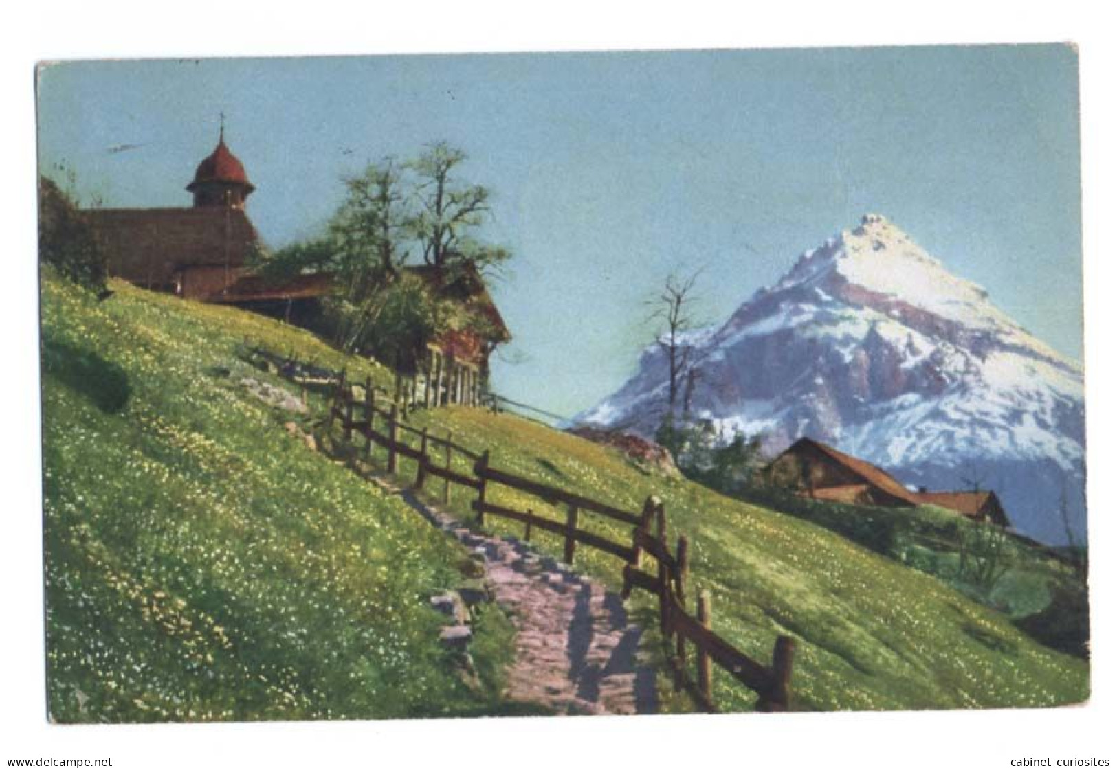 Petit Village De Suisse - A Identifier - Cachet De La Poste Zurich 6 Aussersihl 1925 - Andere & Zonder Classificatie