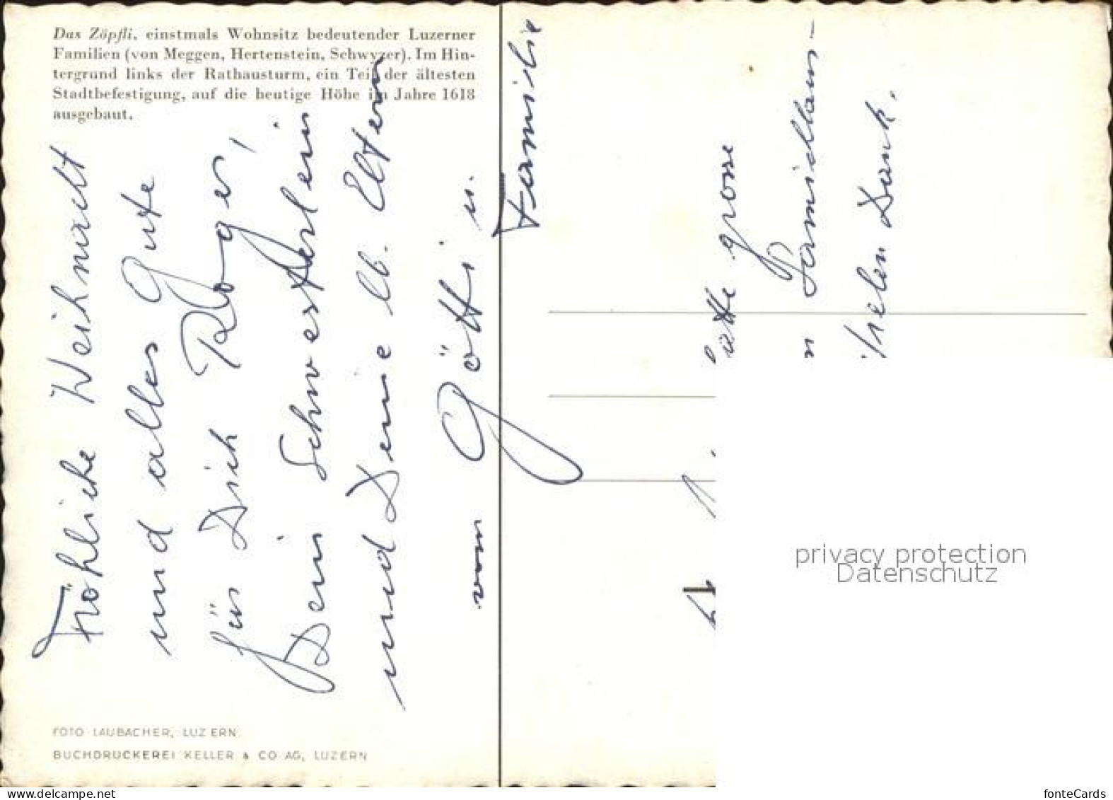 11879126 Luzern LU Das Zoepfli Wohsitz Luzerner Familien Luzern - Other & Unclassified