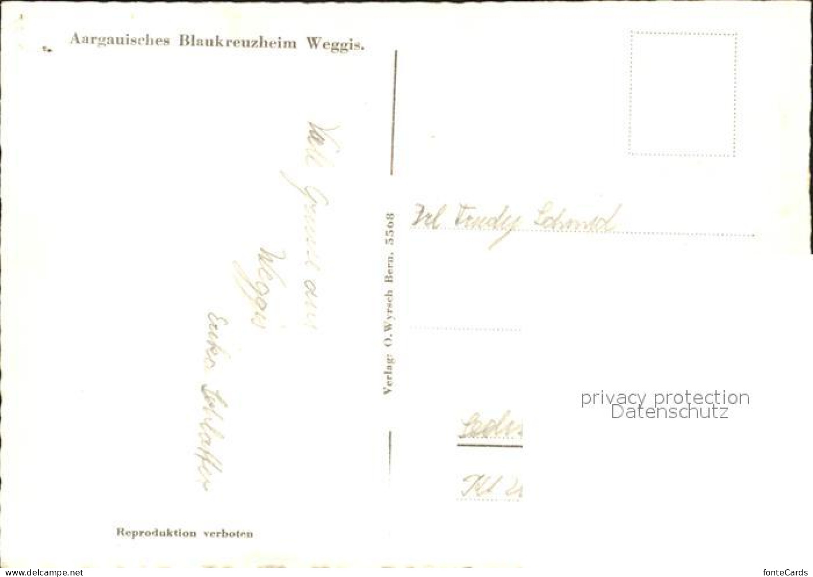 11879116 Weggis Vierwaldstaettersee Aargauisches Blaukreuzheim Weggis - Autres & Non Classés