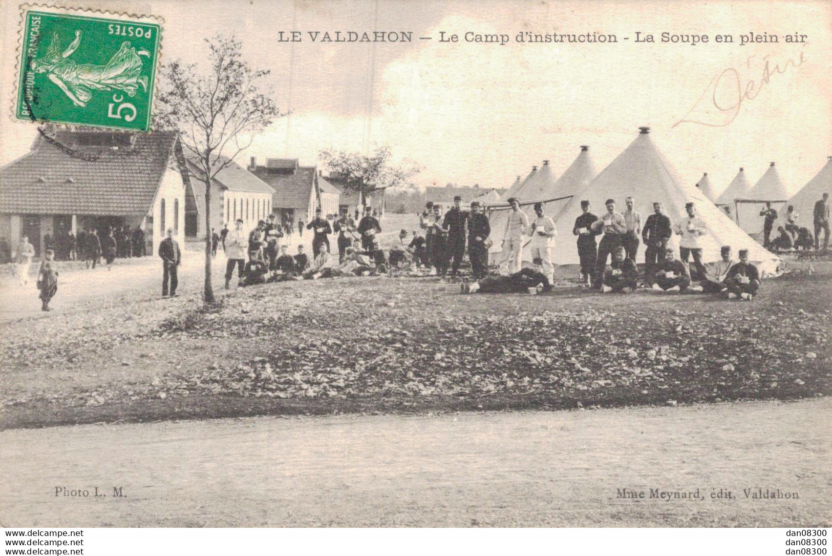 25 LE VALDAHON LE CAMP D'INSTRUCTION LA SOUPE EN PLEIN AIR - Casernes