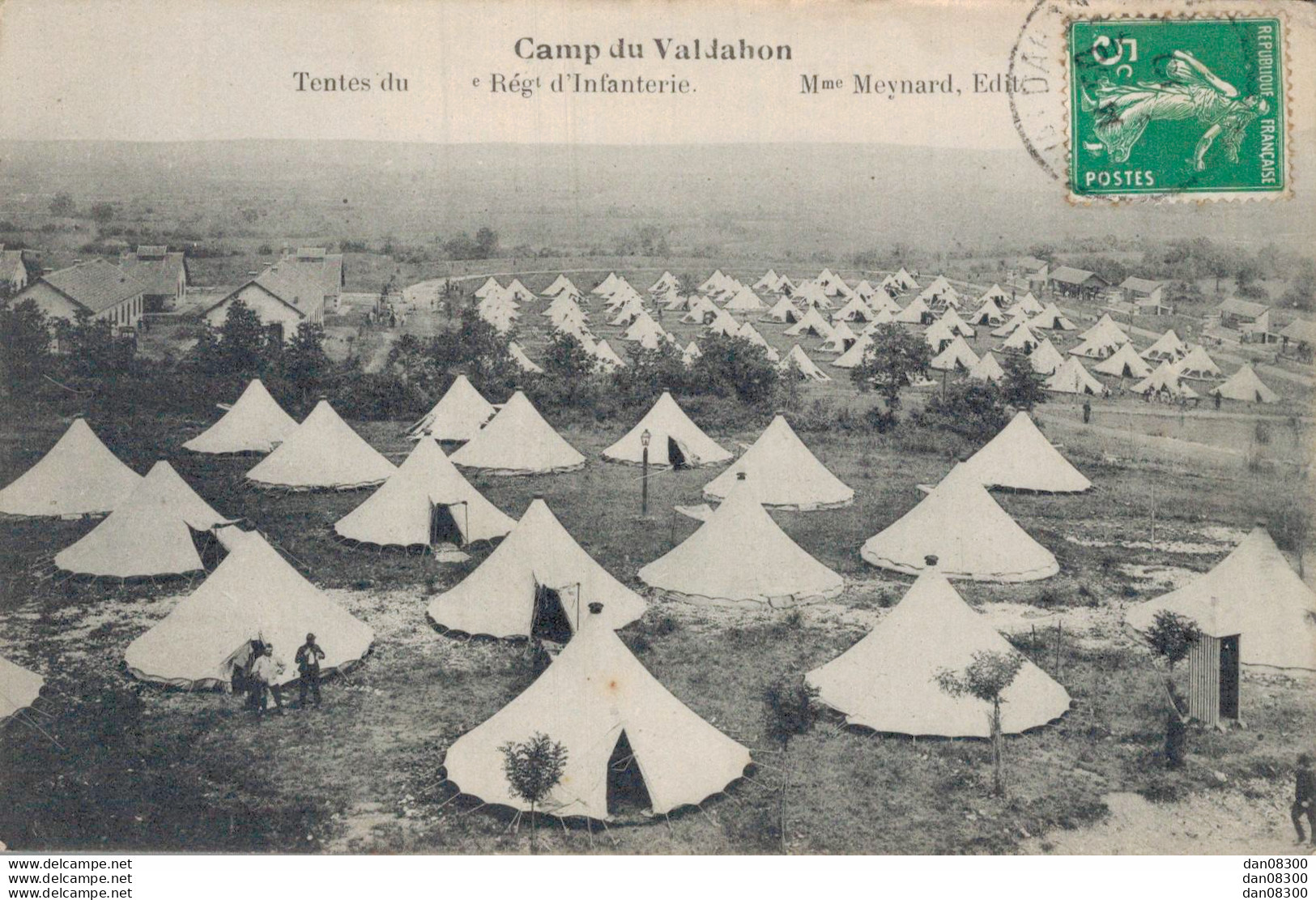 25 CAMP DU VALDAHON TENTES DU REGIMENT D'INFANTERIE - Barracks