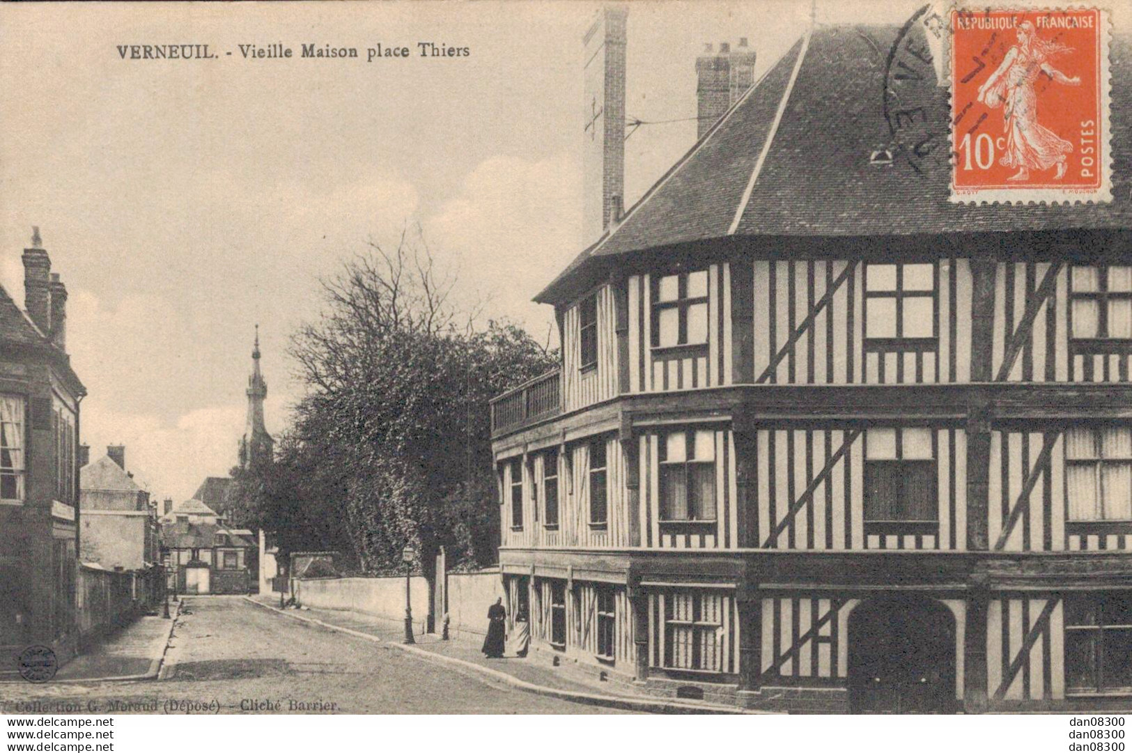 27 VERNEUIL VIEILLE MAISON PLACE THIERS - Verneuil-sur-Avre