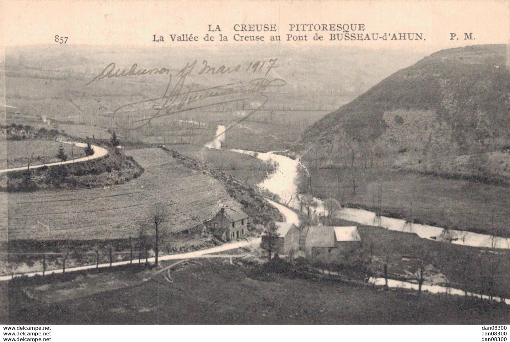 23 LA VALLEE DE LA CREUSE AU PONT DE BUSSEAU D'AHUN - Otros & Sin Clasificación