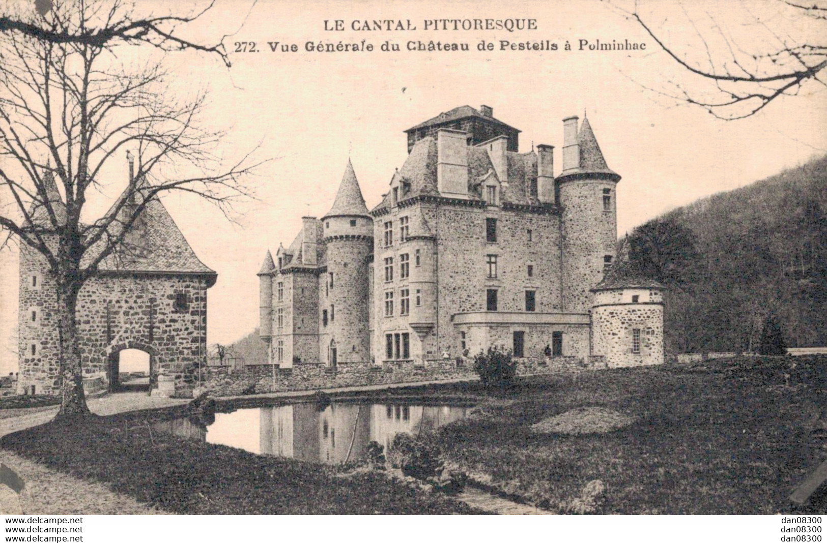 15 VUE GENERALE DU CHATEAU DE PESTEILS A POLMINHAC - Altri & Non Classificati