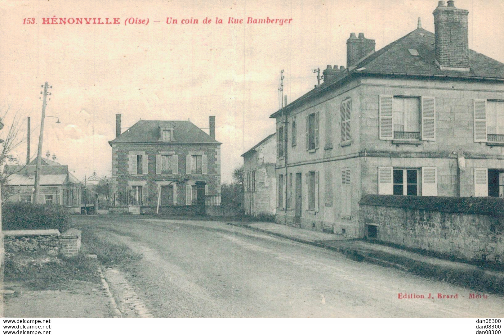 60 HENONVILLE UN COIN DE LA RUE BAMBERGER - Other & Unclassified