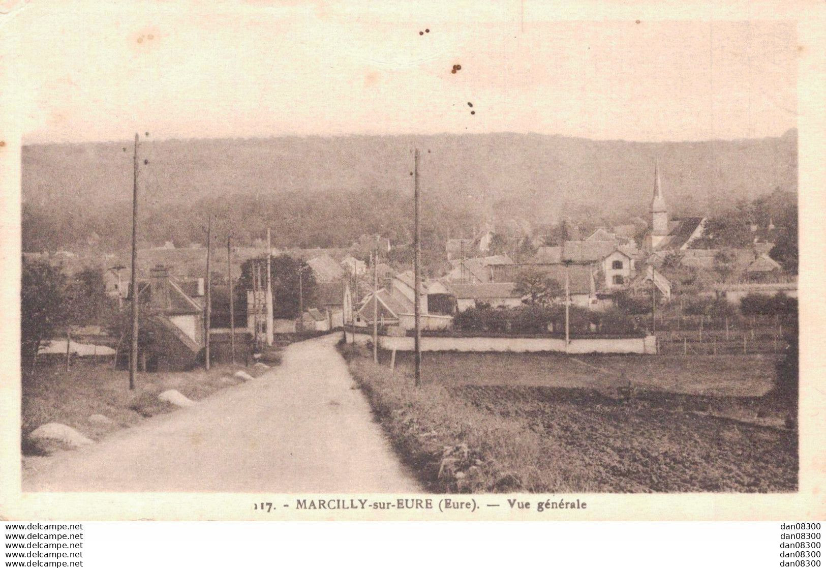 27 MARCILLY SUR EURE VUE GENERALE - Marcilly-sur-Eure