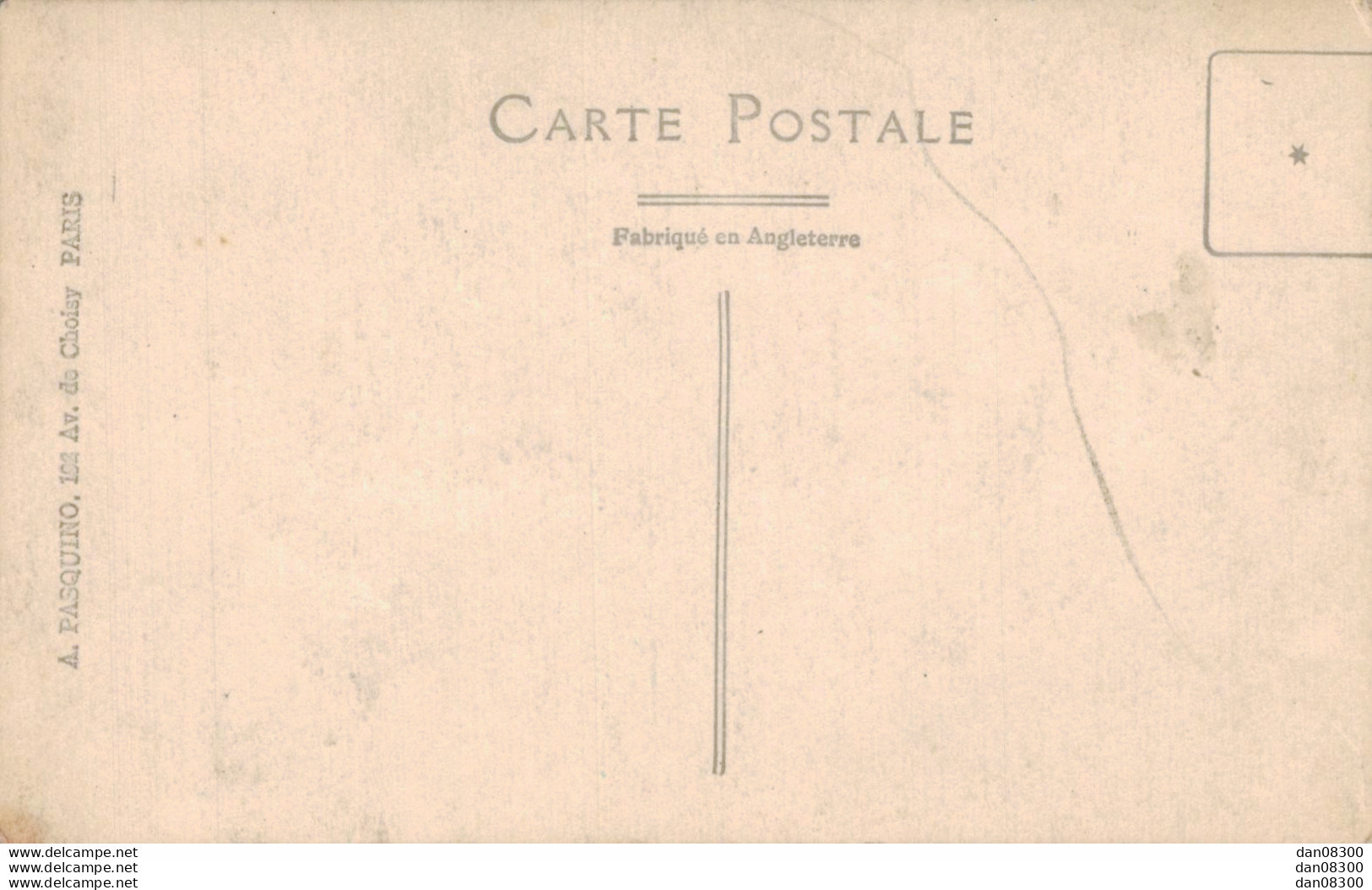 CARTE PHOTO STUDIO PASQUINO 192 AV DE CHOISY PARIS REPRESENTANT UN BEBE ALLONGE SUR DES COUSSINS - Other & Unclassified