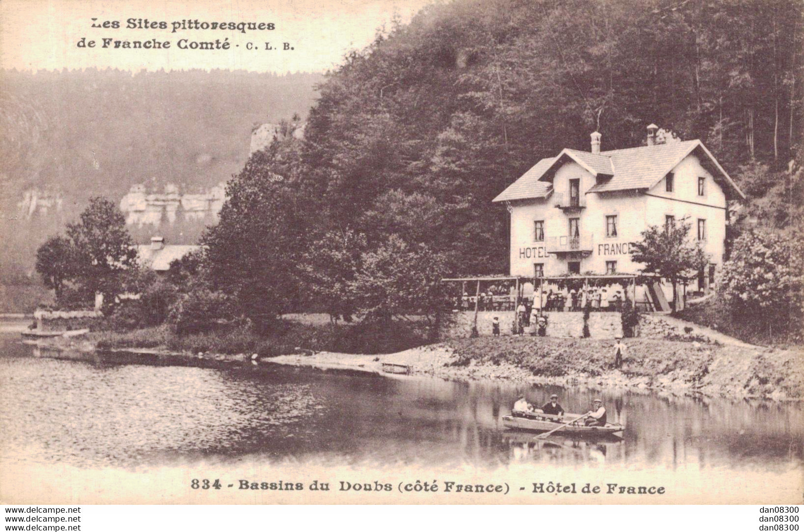 25 BASSINS DU DOUBS COTE FRANCE HOTEL DE FRANCE - Autres & Non Classés