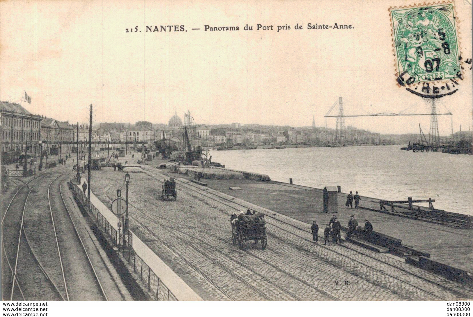 44 NANTES PANORAMA DU PORT PRIS DE SAINTE ANNE - Nantes