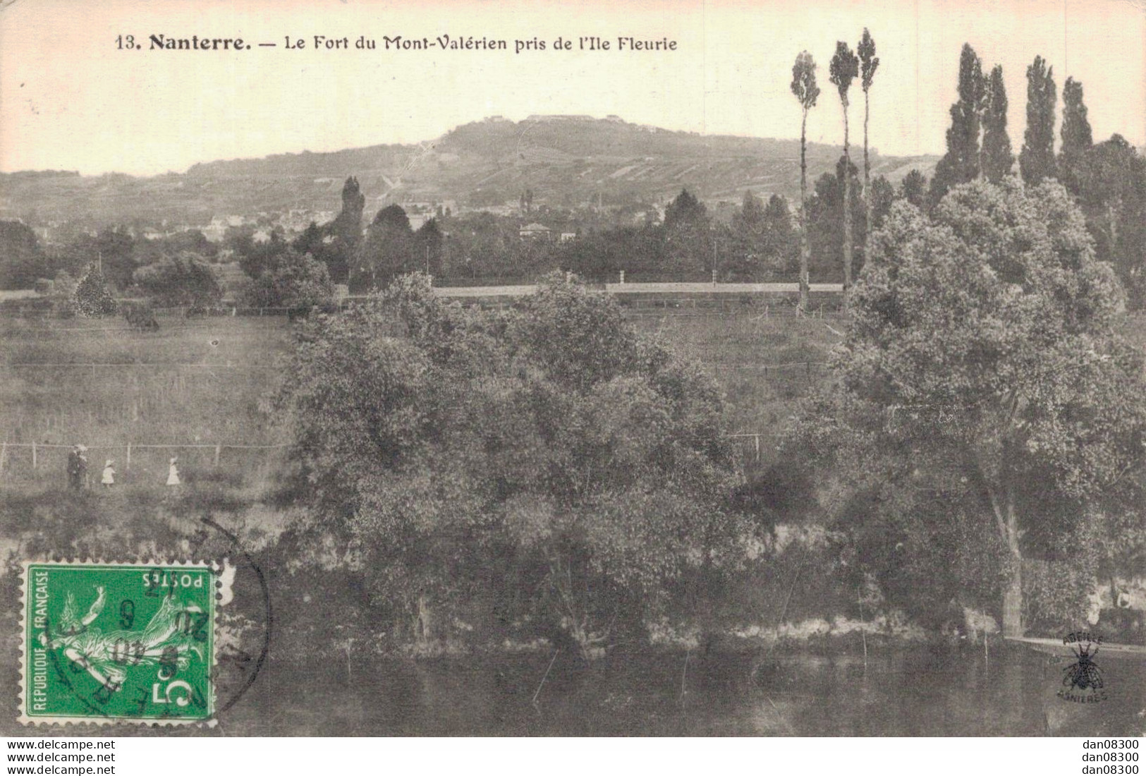 92 NANTERRE LE FORT DU MONT VALERIEN PRIS DE L'ILE FLEURIE - Nanterre