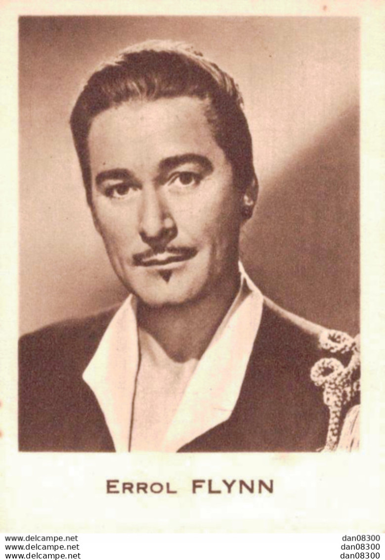 LES VEDETTES AVEC LE CHOCOLAT KWATTA IMAGE DE 5 X 7 CMS  N° 11 ERROL FLYNN - Other & Unclassified