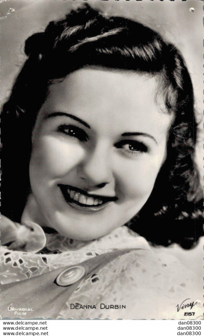 DEANNA DURBIN 4/12/21 17/04/13 CANADO FRANCAISE  CHANTEUSE ET ACTRICE DE COMEDIE MUSICALE MIS FIN A SA CARRIERE A 28 ANS - Artistes