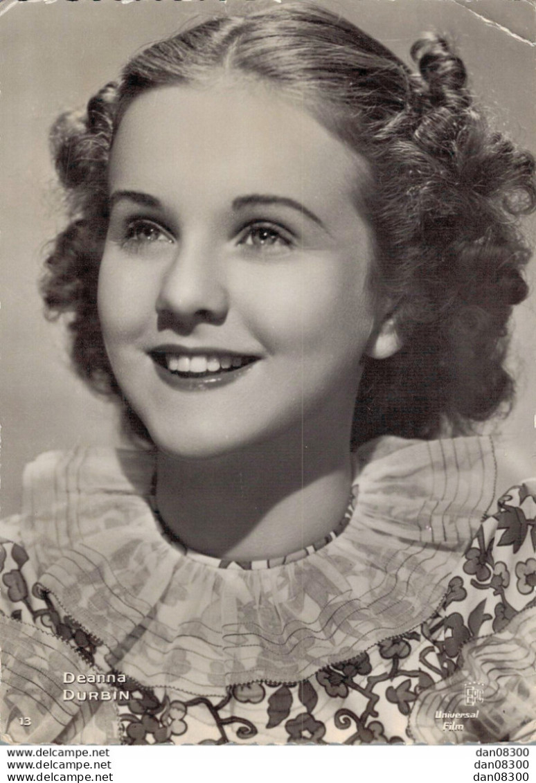 DEANNA DURBIN 4/12/21 17/04/13 CANADO FRANCAISE  CHANTEUSE ET ACTRICE DE COMEDIE MUSICALE MIS FIN A SA CARRIERE A 28 ANS - Entertainers