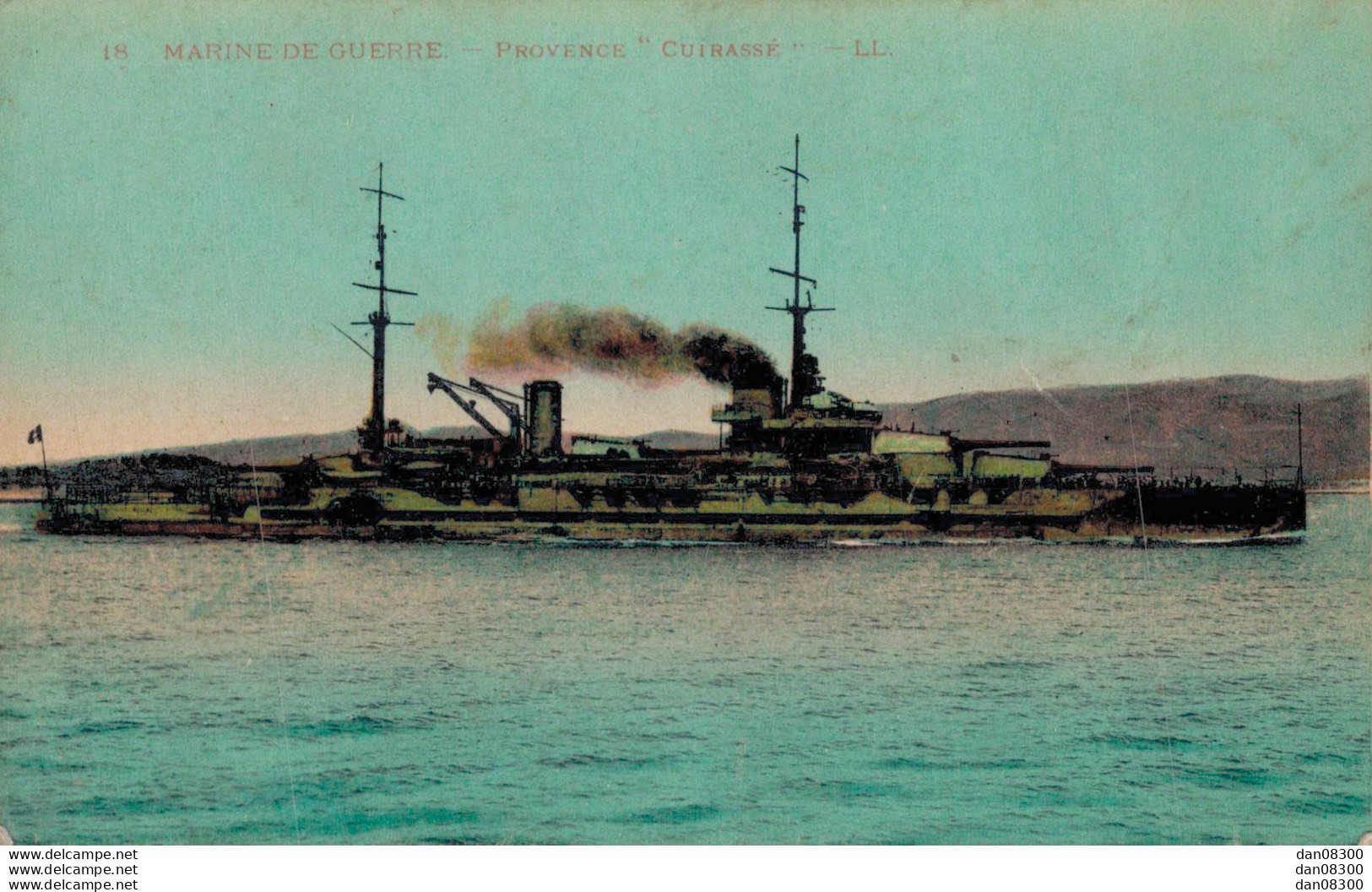 MARINE DE GUERRE PROVENCE CUIRASSE - Warships