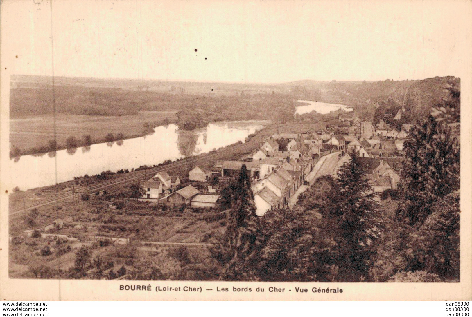 41 BOURRE LES BORDS DU CHER VUE GENERALE - Sonstige & Ohne Zuordnung