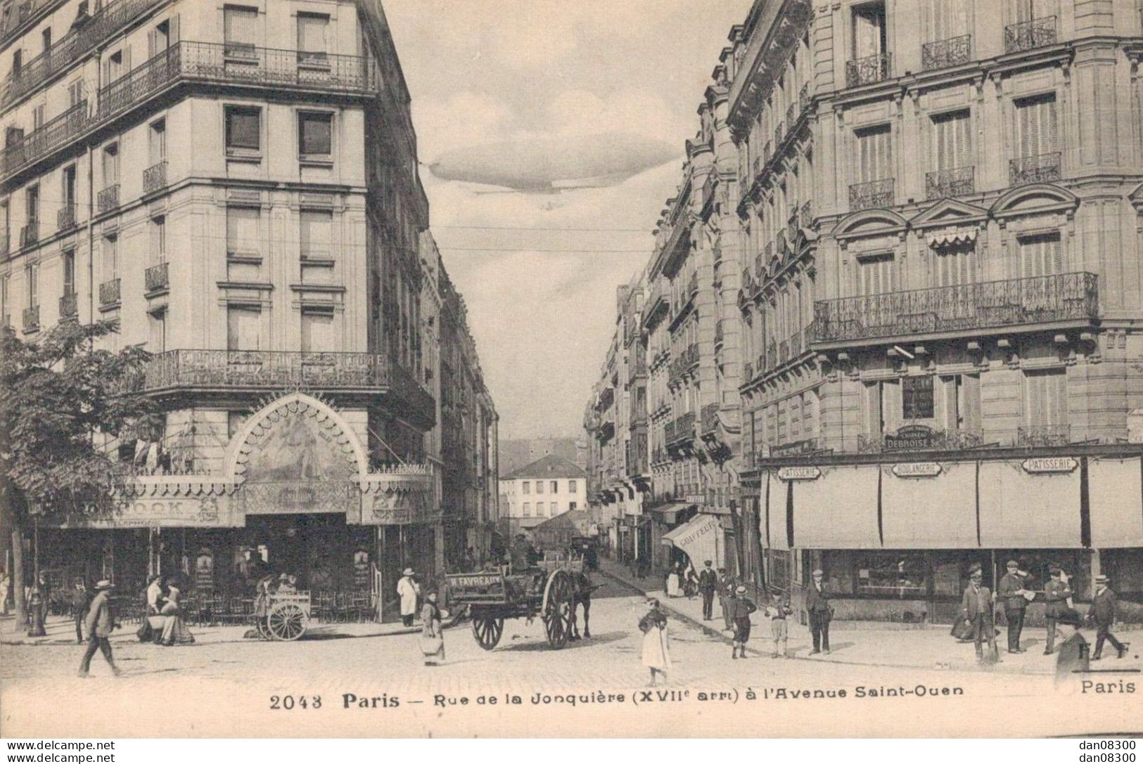 RARE  75 PARIS RUE DE LA JONQUIERE A L'AVENUE SAINT OUEN - Paris (17)