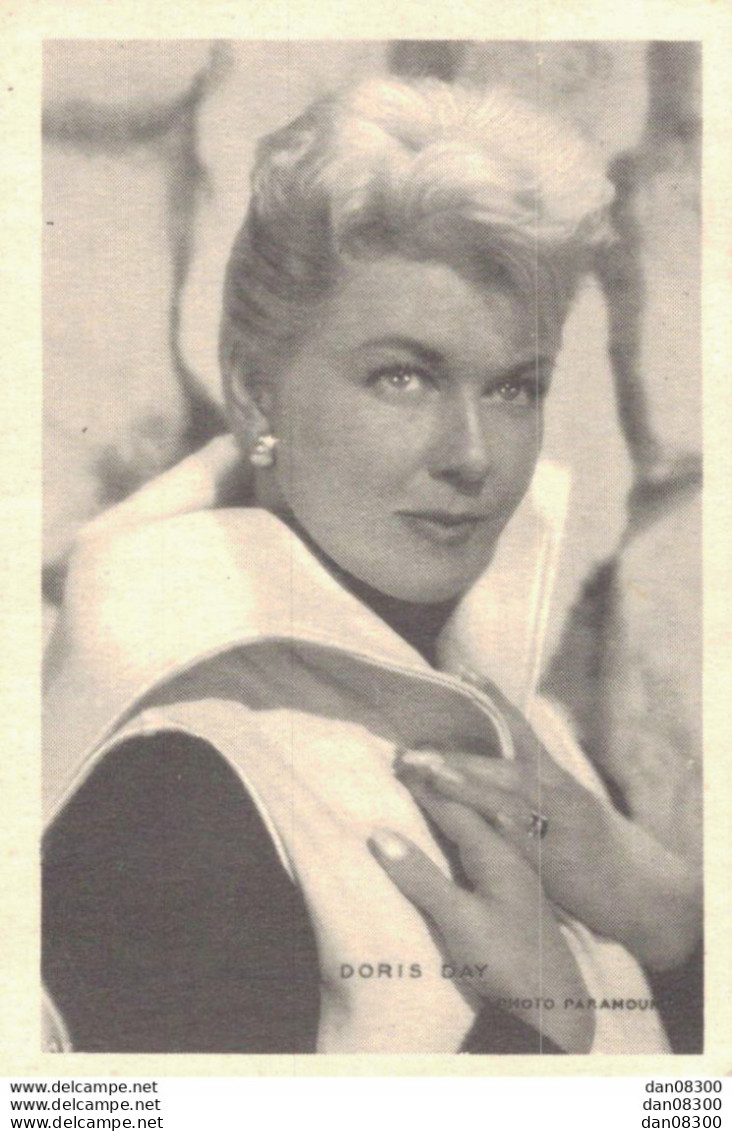 DORIS DAY   CHROMO DE 9 X 6 CMS DES BISCOTTES LUC - Autres & Non Classés