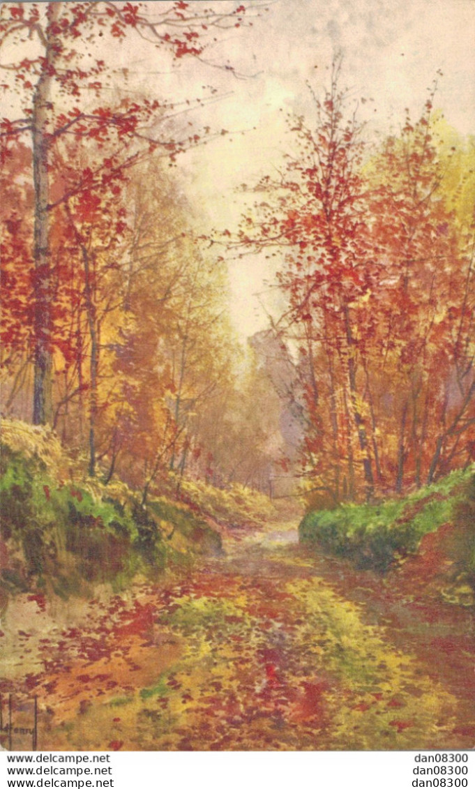 TABLEAU REPRESENTANT UN CHEMIN EN FORET - Malerei & Gemälde