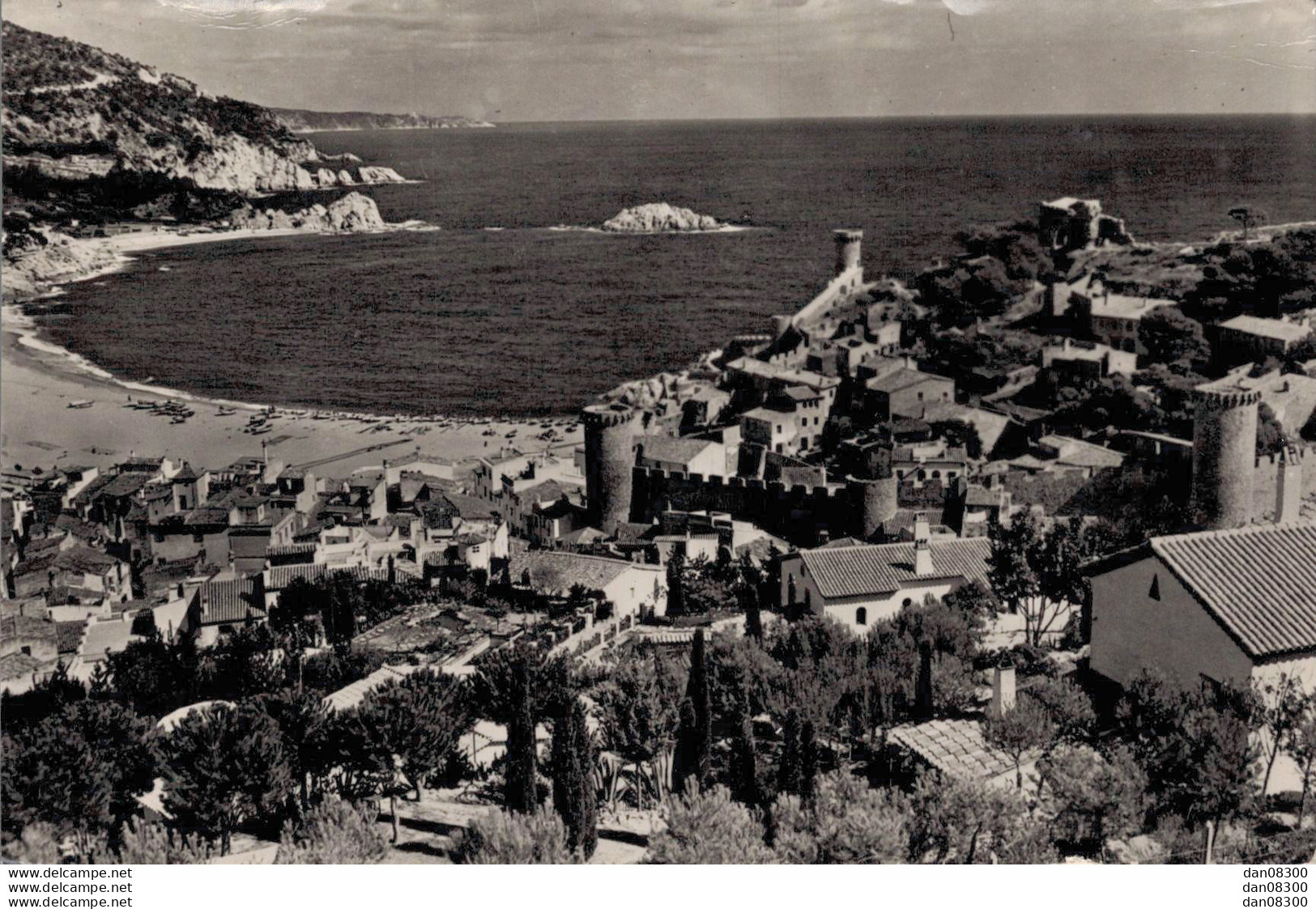 ESPAGNE COSTA BRAVA TOSSA DE MAR VISTA GENERAL DESDE LAS CUMBRES CPM - Gerona