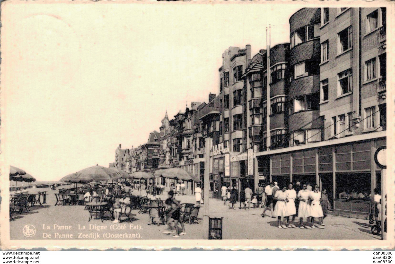 BELGIQUE LA PANNE LA DIGUE COTE EST - De Panne