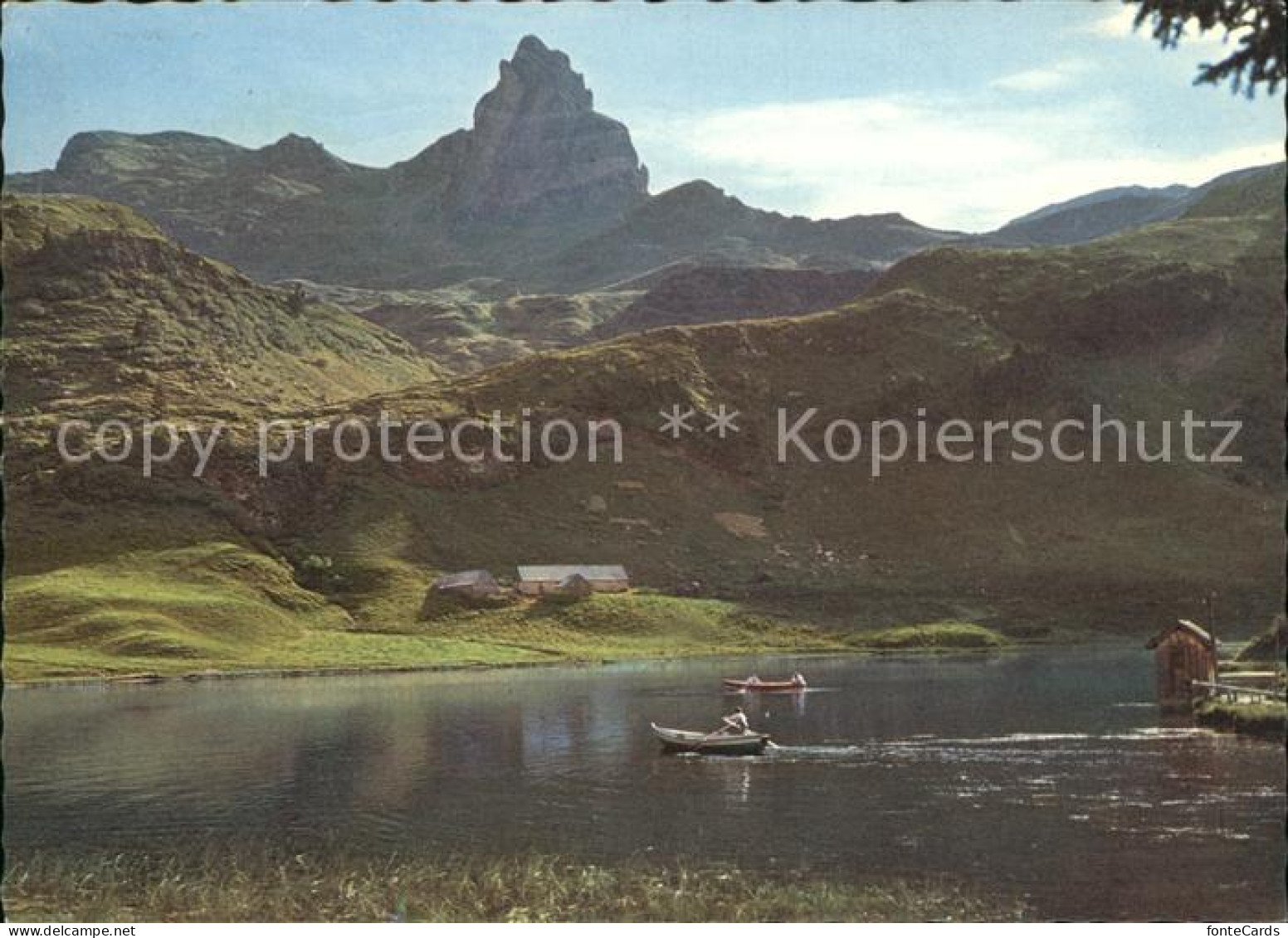 11877936 Seebenalp Mit Saechsmoor Flumserberg Boote Seebenalp - Autres & Non Classés