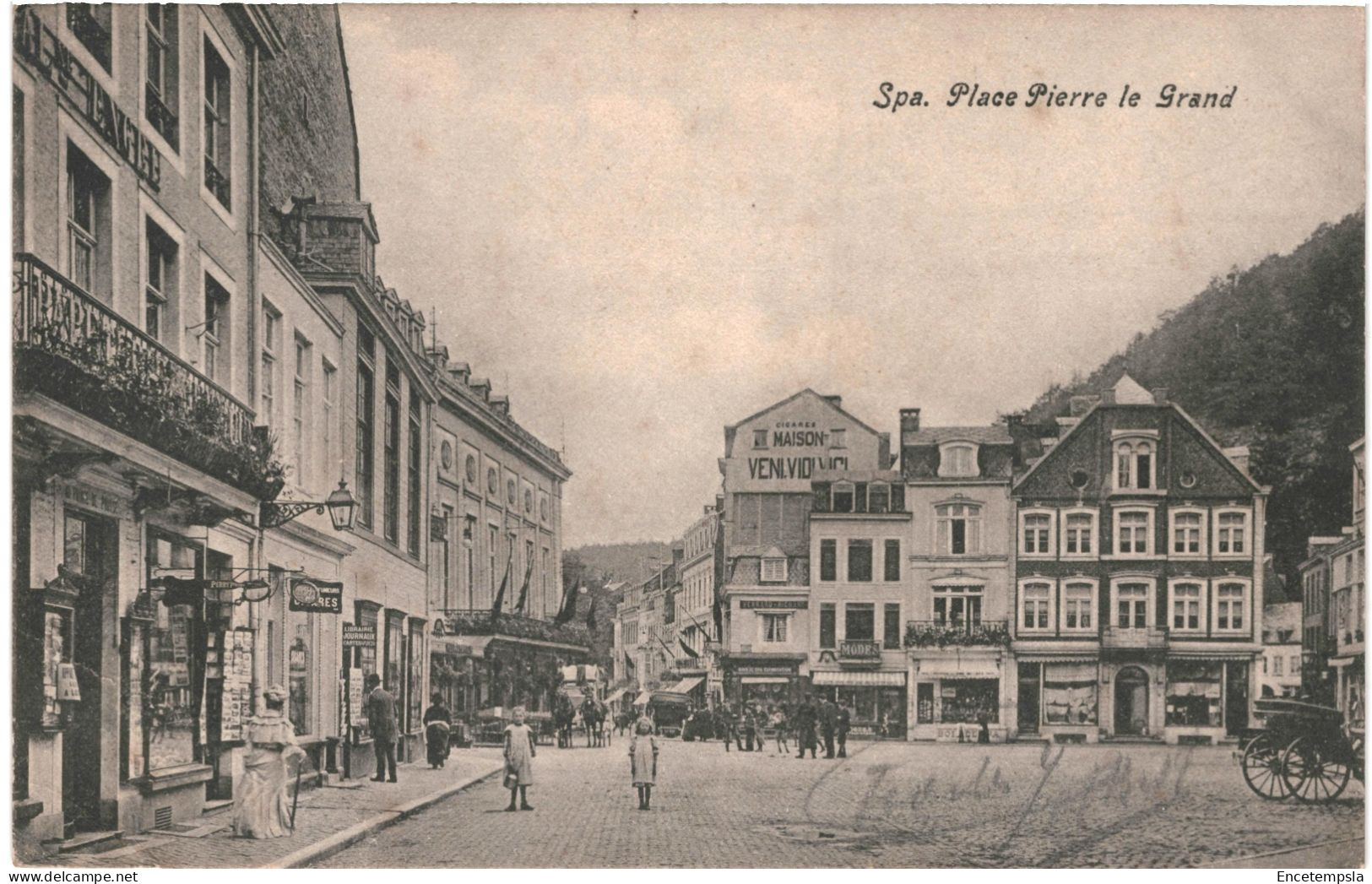 CPA Carte Postale  Belgique Spa Place Pierre Le Grand   VM80668 - Spa