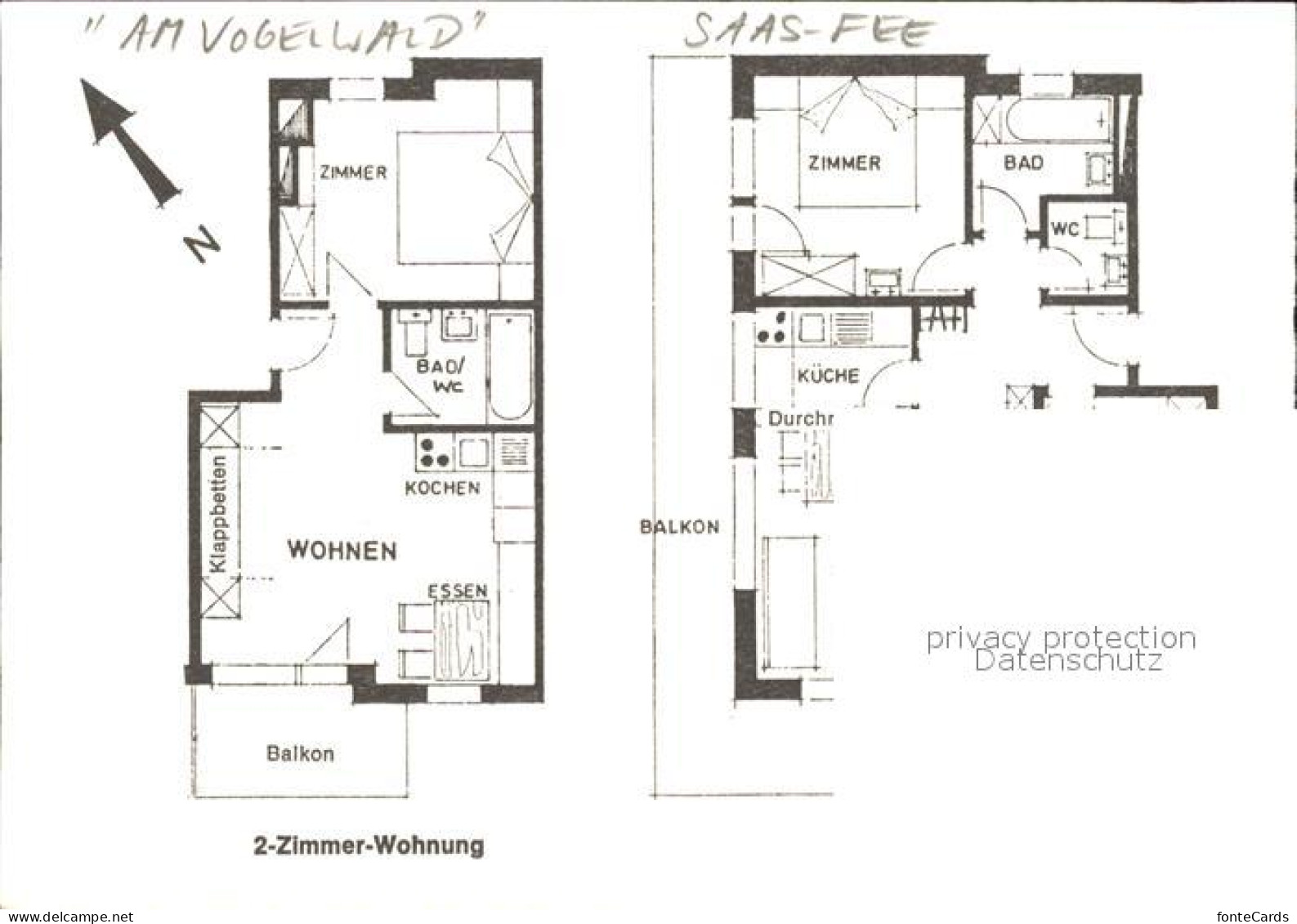 11877526 Saas-Fee Chalet Am Vogelwald Grundriss-Plaene Saas-Fee - Andere & Zonder Classificatie