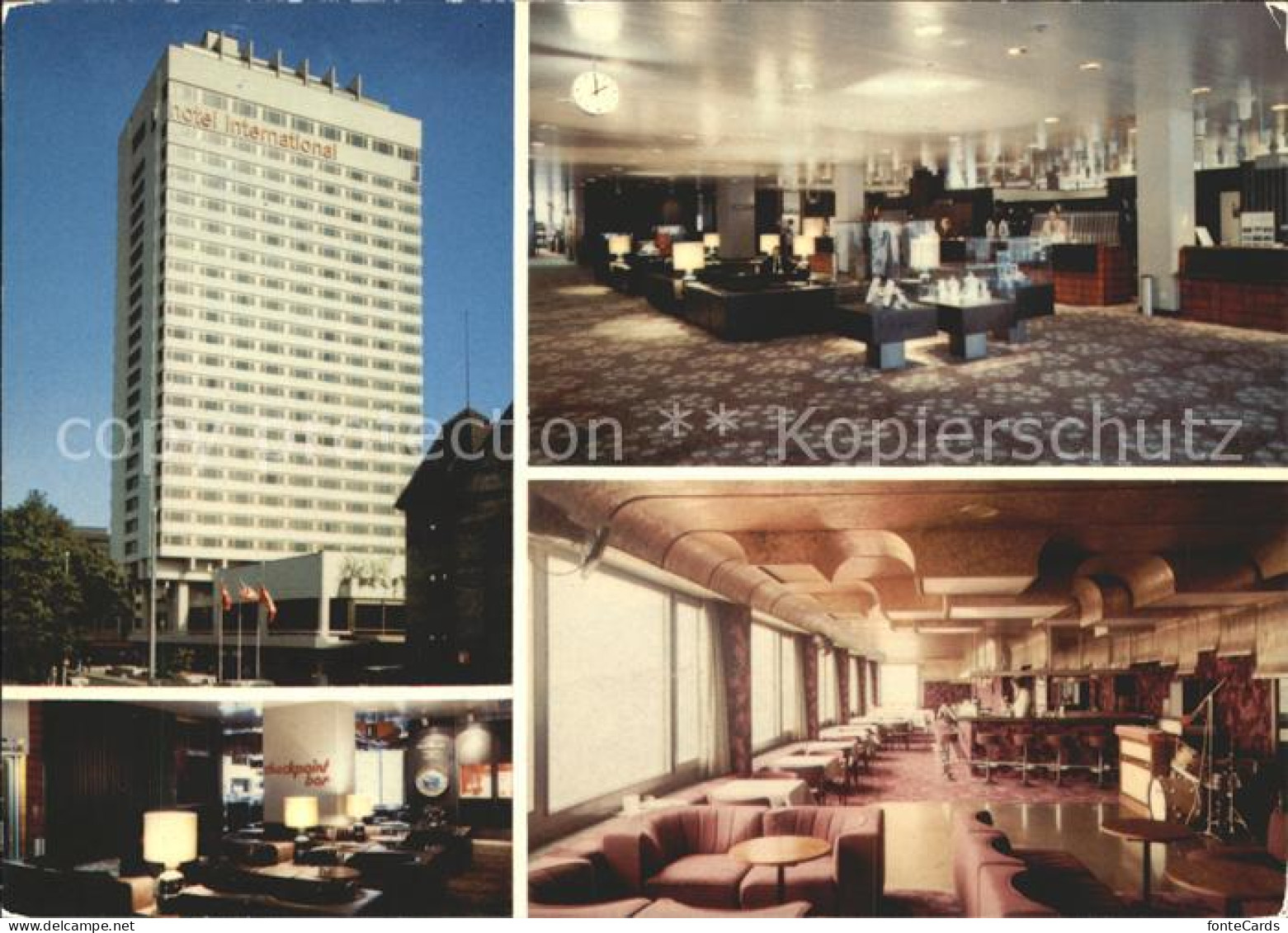 11877496 Zuerich Hotel International Speisesaal Empfangshalle Zuerich - Other & Unclassified