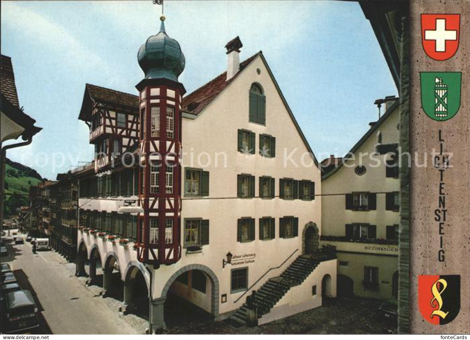 11875566 Lichtensteig Rathaus Restaurant Lichtensteig - Autres & Non Classés