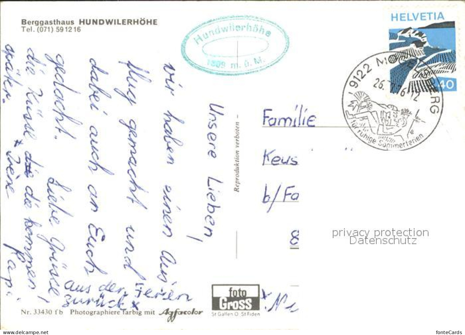 11875536 Hundwilerhoehe Berggasthaus Panorama Hundwiler Hoehe - Other & Unclassified