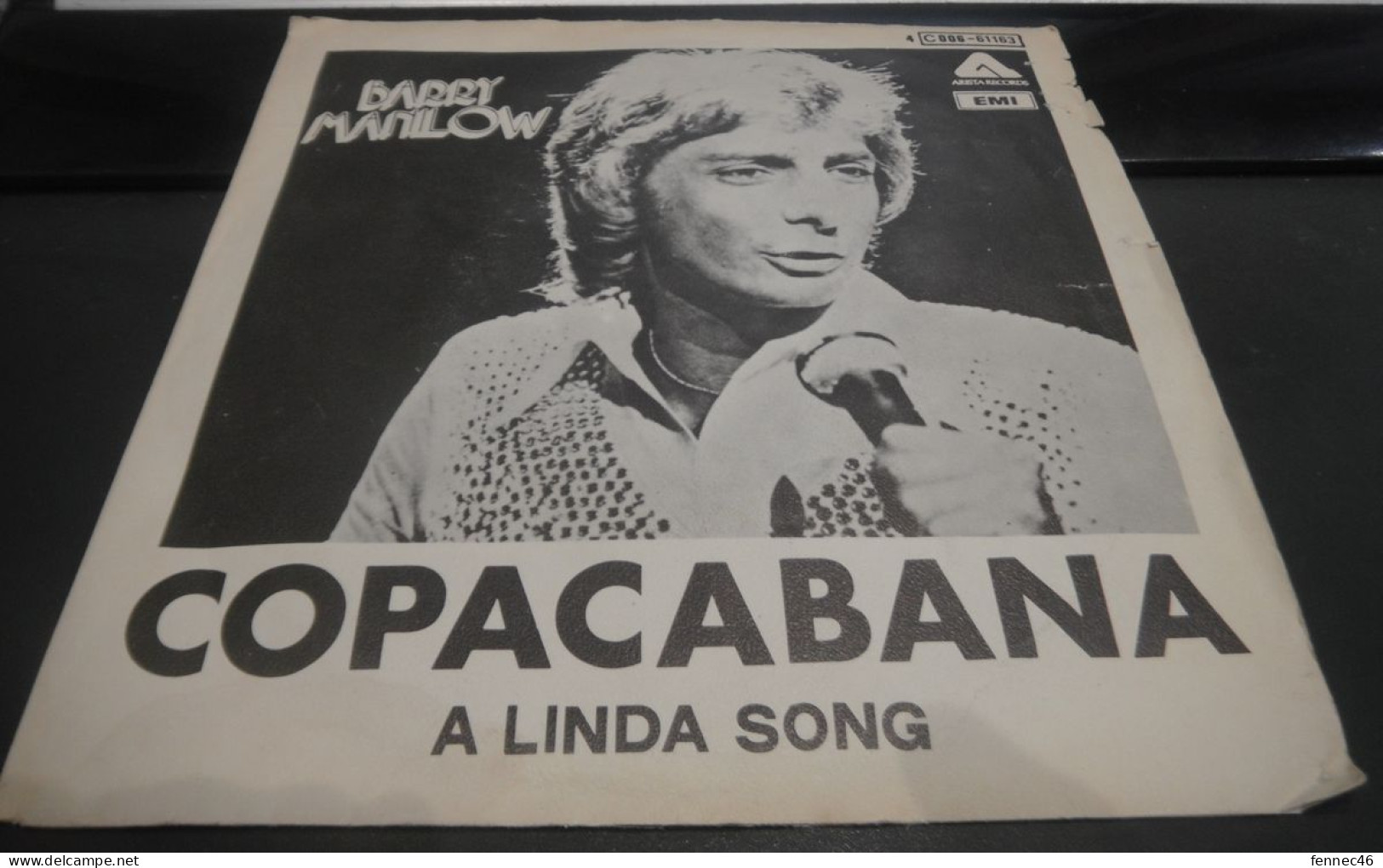 *  (vinyle - 45t) - Barry MANILOW  - COPACABANA / A LINDA SONG - Andere - Engelstalig
