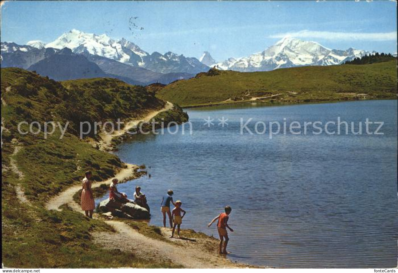 11875066 Bettmeralp VS Mit Bettmersee Dom Matterhorn Weisshorn Bettmeralp - Sonstige & Ohne Zuordnung