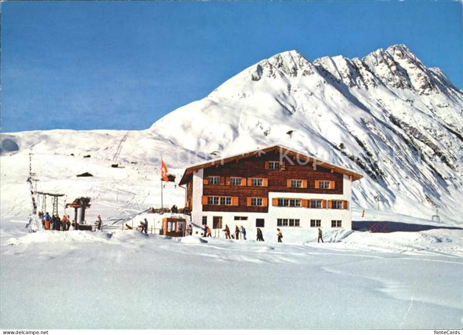 11871796 Rueras Berghaus Plantsch Milez Cuolm Val Crispalt Ski Gebiet Sedrun Rue - Autres & Non Classés