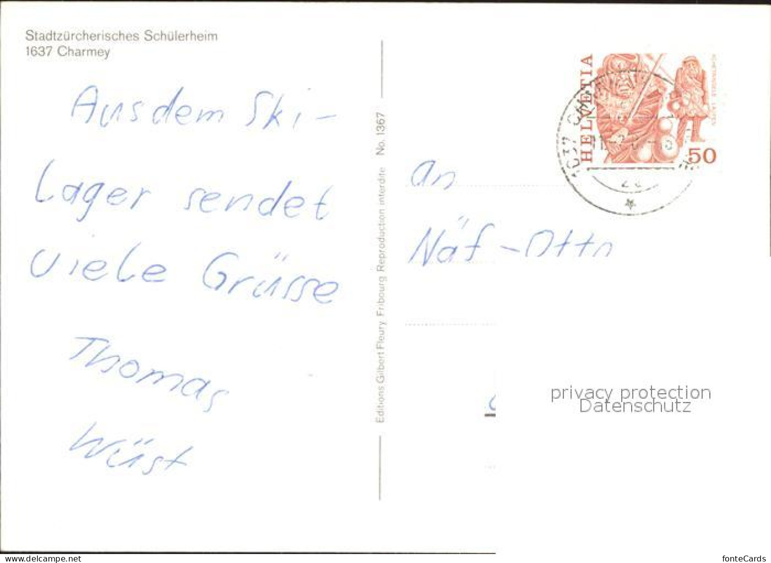 11871646 Charmey Stadtzuericherische Schuelerheim Charmey - Other & Unclassified