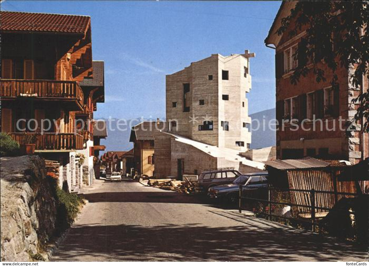 11871336 Val D Herens Heremence Et Sa Nouvelle Eglise Sion - Autres & Non Classés