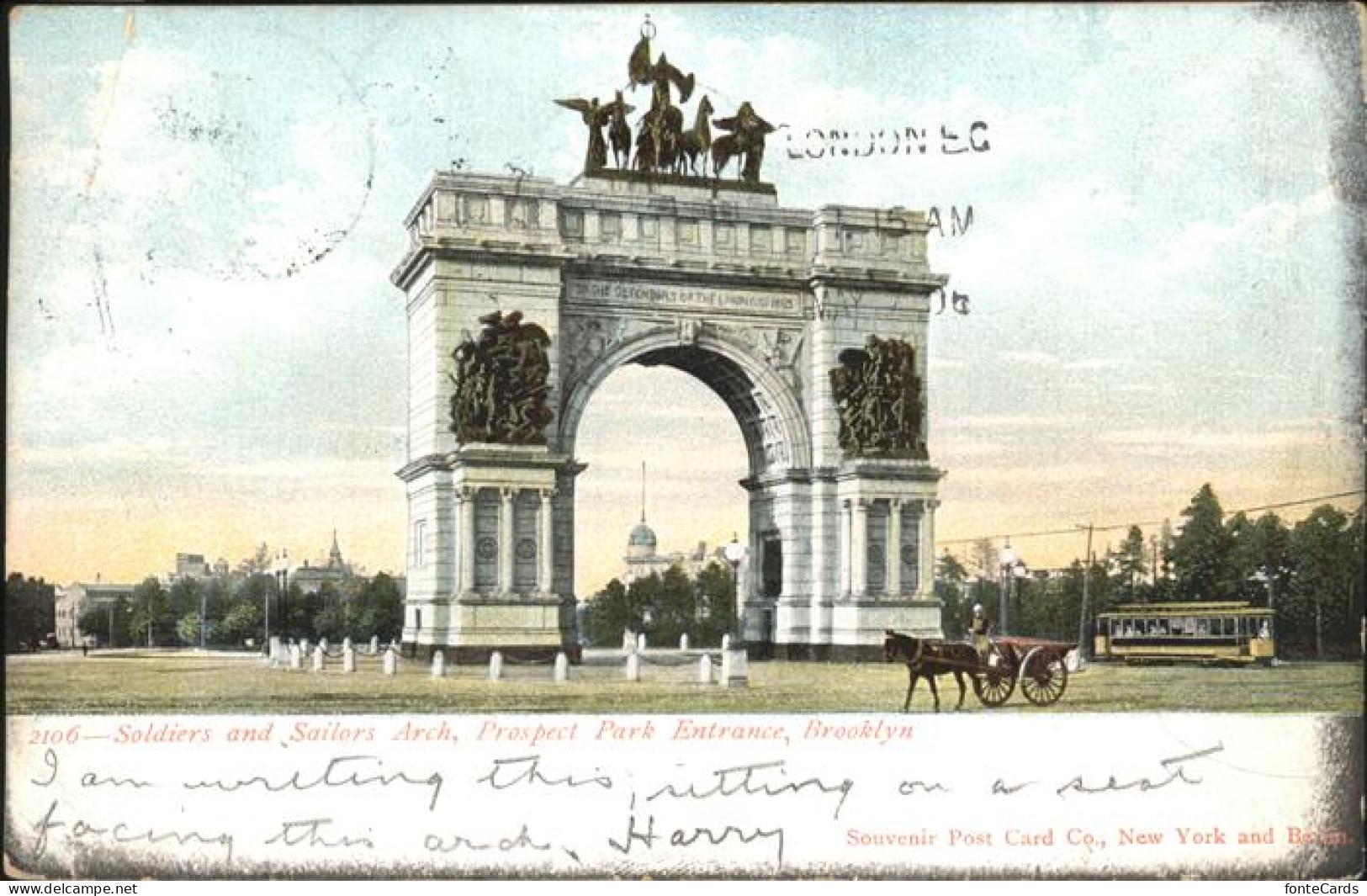 11321049 Brooklyn_New_York Soldiers And Sailors Arch Prospect Park - Sonstige & Ohne Zuordnung