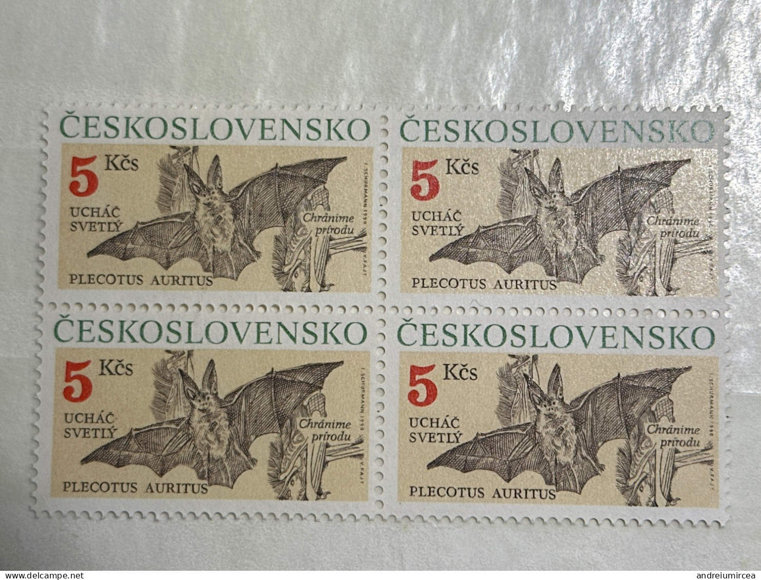 Ceskoslovensko MNH - Fledermäuse