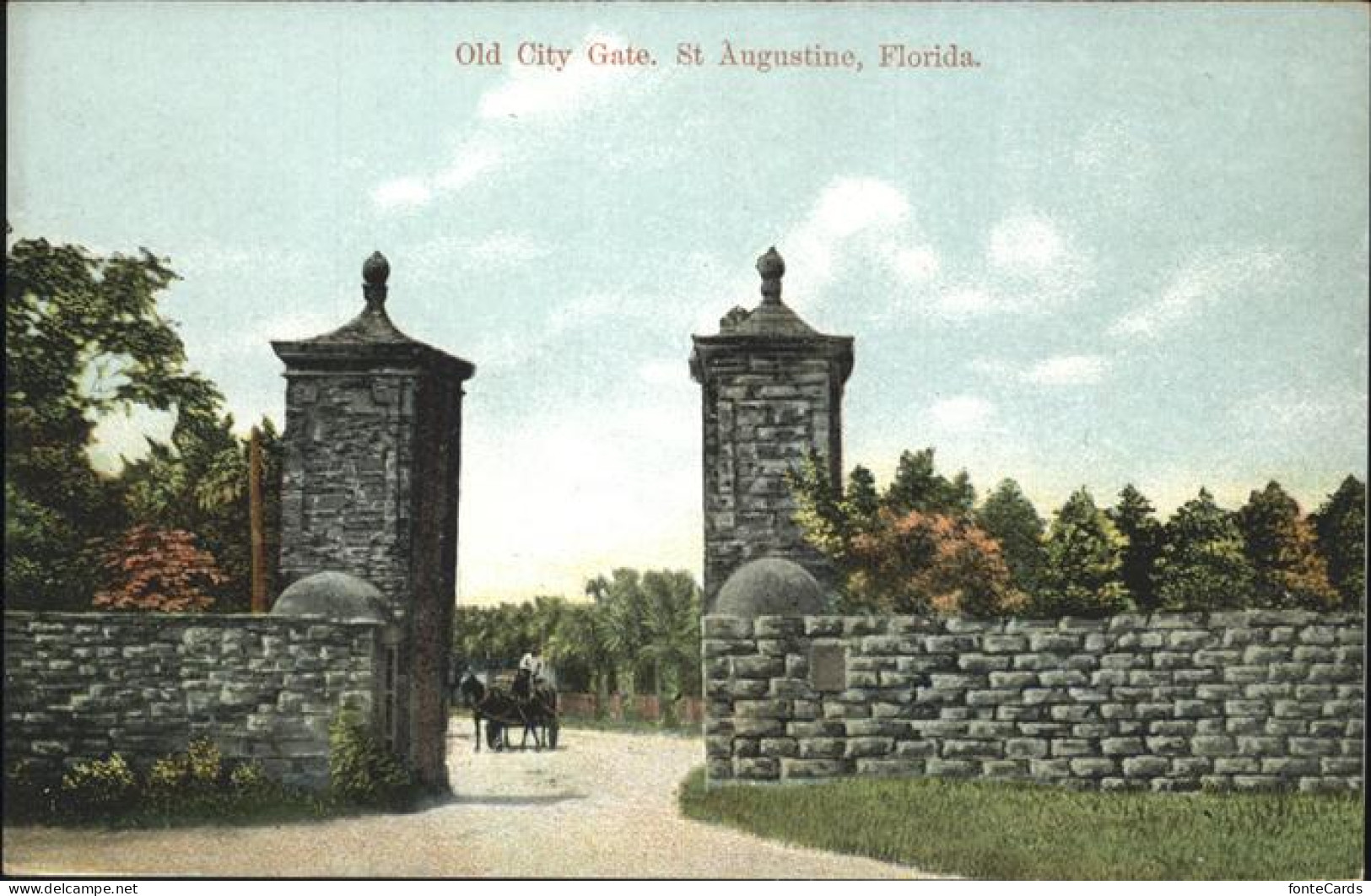 11321008 Saint_Augustine_Florida Old City Gate - Altri & Non Classificati